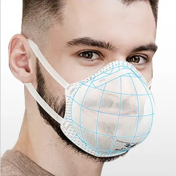 N95 Particulate Respirator Cup N95 Face Mask of Black Color Available