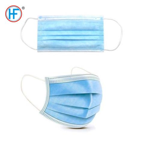 Mdr CE Approved Disposable Face Masks Breathable 3 Layer Facial Mask for Indoor Outdoor Daily Use Protective Face Mask