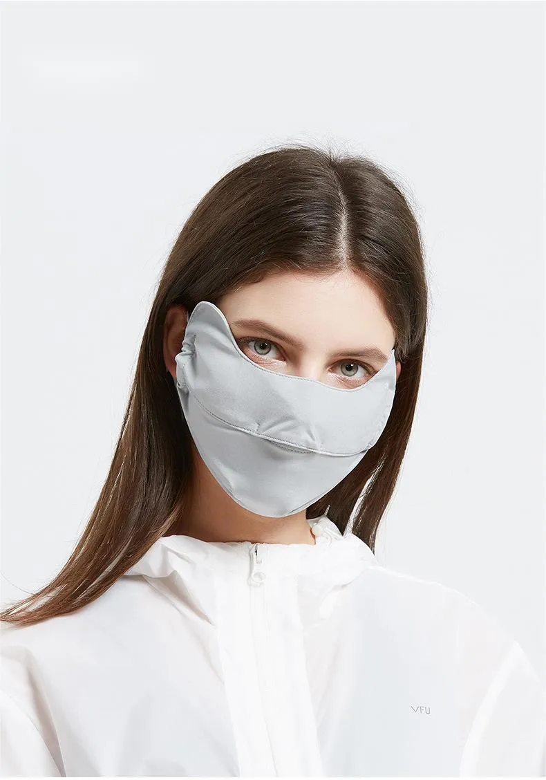 UV Protection Dust Prevention Breathability Sunscreen Face Mask for Women