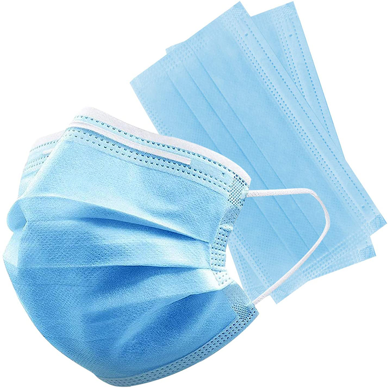 Non-Woven Disposable Breathable Comfortable Elastic Earloops Face Mask for Daily Protection Air Pollution, Dust-Proof.
