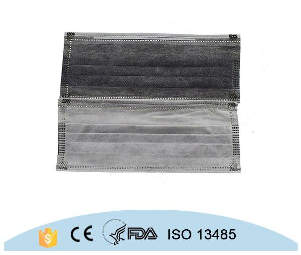 4-Ply Nonwoven Activated Carbon Filter Face Mask for Air Safety