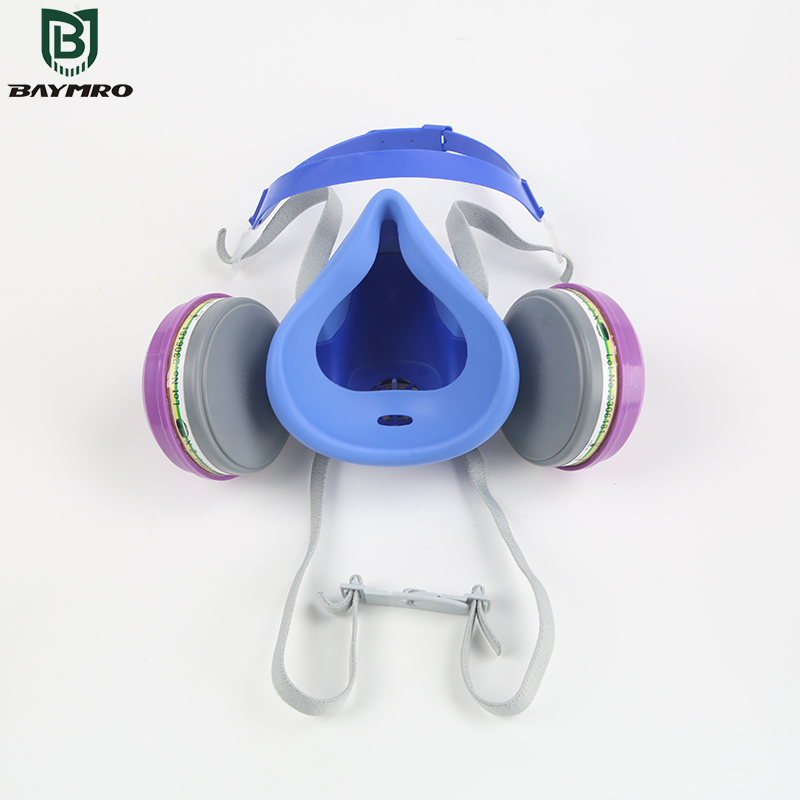 Gas Mask Protective Mask Breathing Mask Spray Paint Activated Carbon Dustproof Half Mask En140 En14387