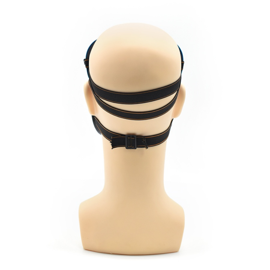 Carbon Filter Gas Mask with Double-Can Activated Eye Mask (HT-5045)
