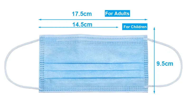 Breathable 3-Ply Earloop safety Mask for Daily Protection