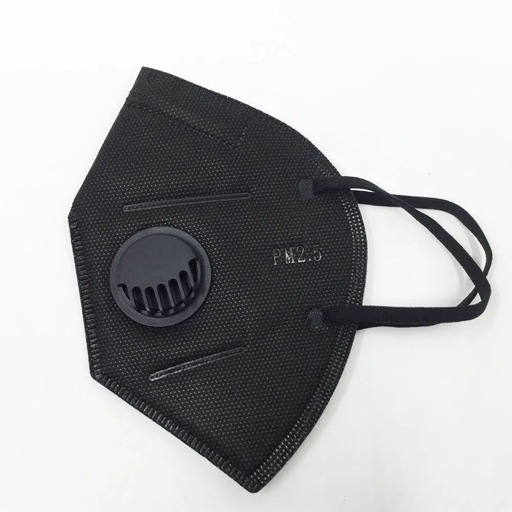 Cheap Activated Carbon KN95 Mask with Valve Non Woven Disposable Anti-Pollution Anti-Smog Earloop Face Mask