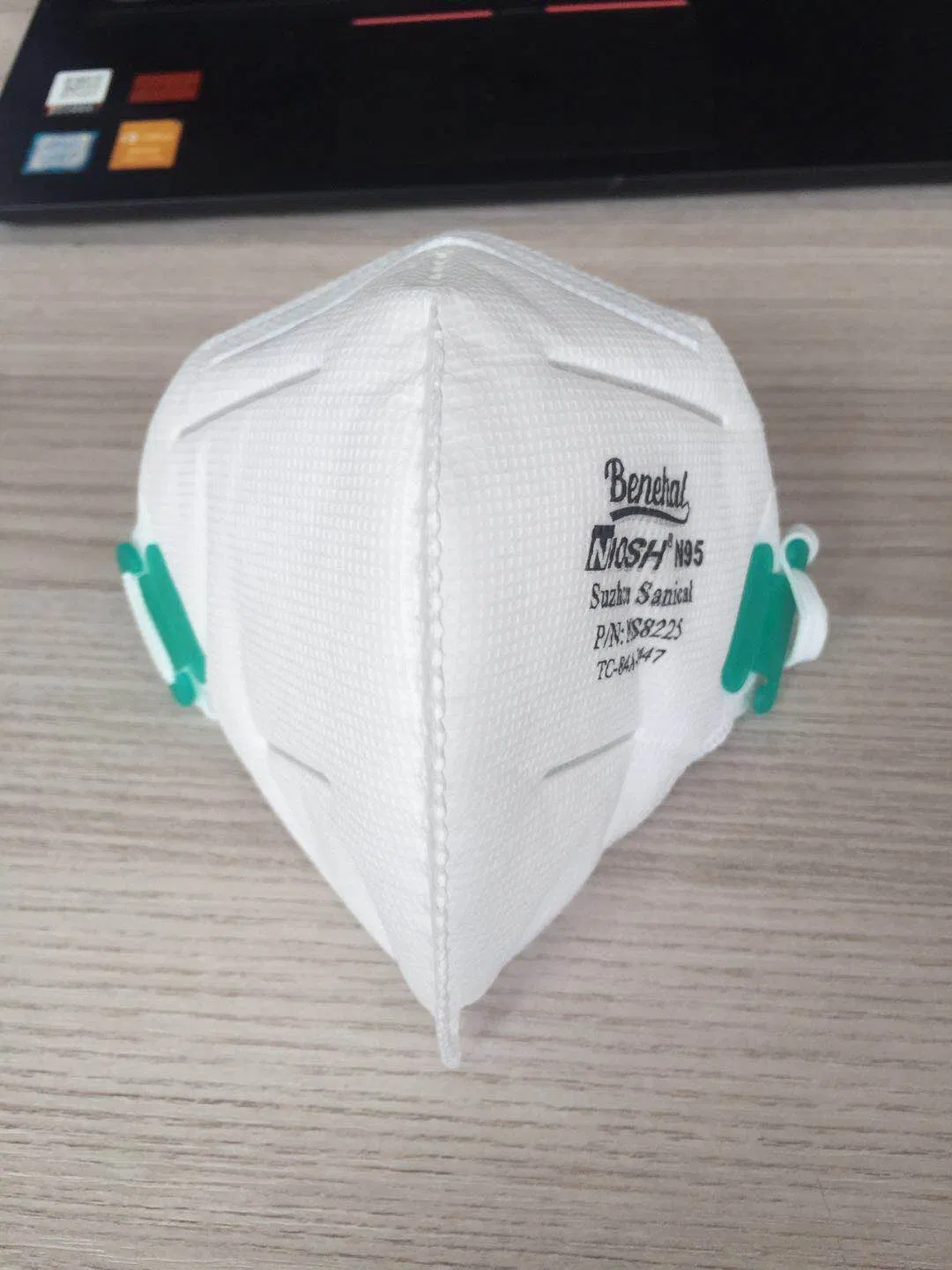 BENEHAL FLAT FOLD RESPIRATOR MASK , PARTICULATE RESPIRATOR N95 FFP3
