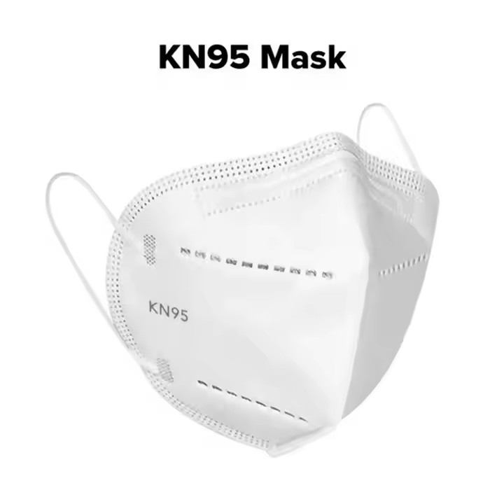 OEM/ODM Service N95 Respirator Mask 5-Ply Filtration with Adjustable Nose Clip &amp; Elastic Bands