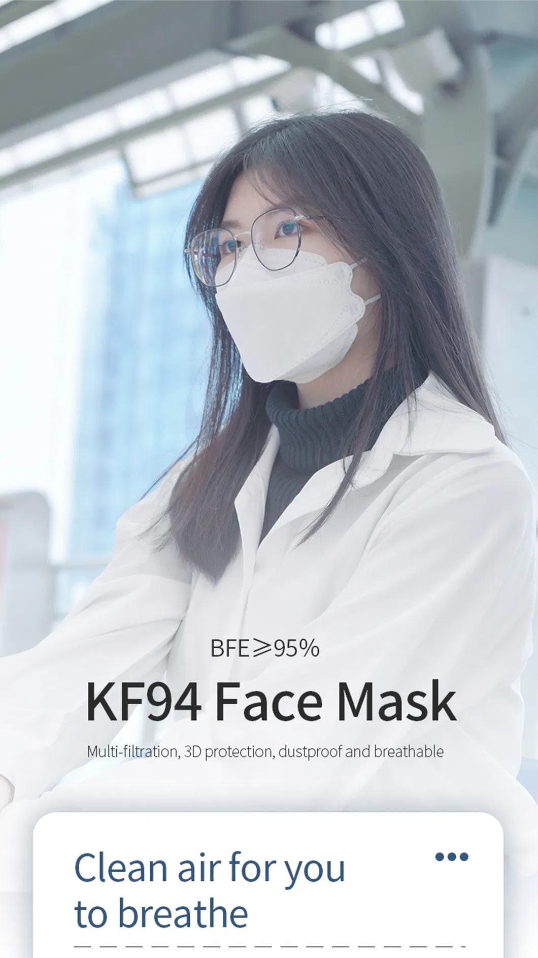 Direct Sales Fabric KF94 Face mask Protective Surgical Non-Woven KF94 Face Masks Disposable With Minimum Order Quantity