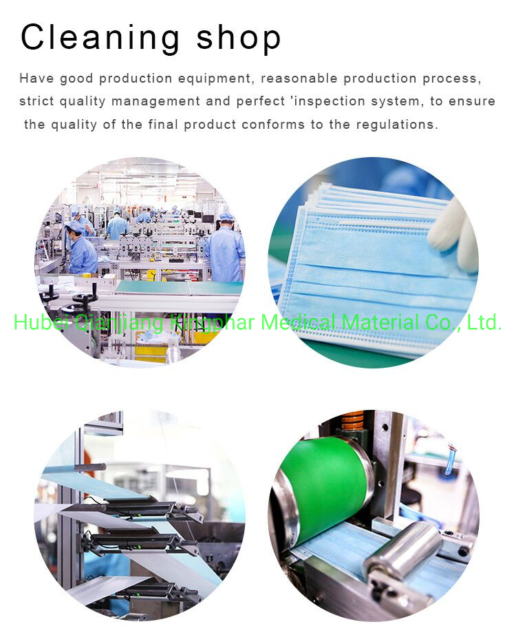 Filter Melt-Blown Protective Disposable Face Mask Ce ISO Approved