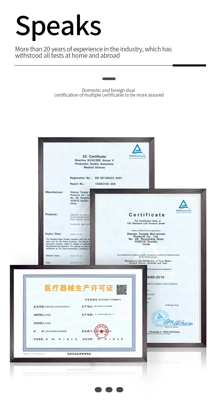 CE OEM Accept PP Disposable 3D Fold Face Masks