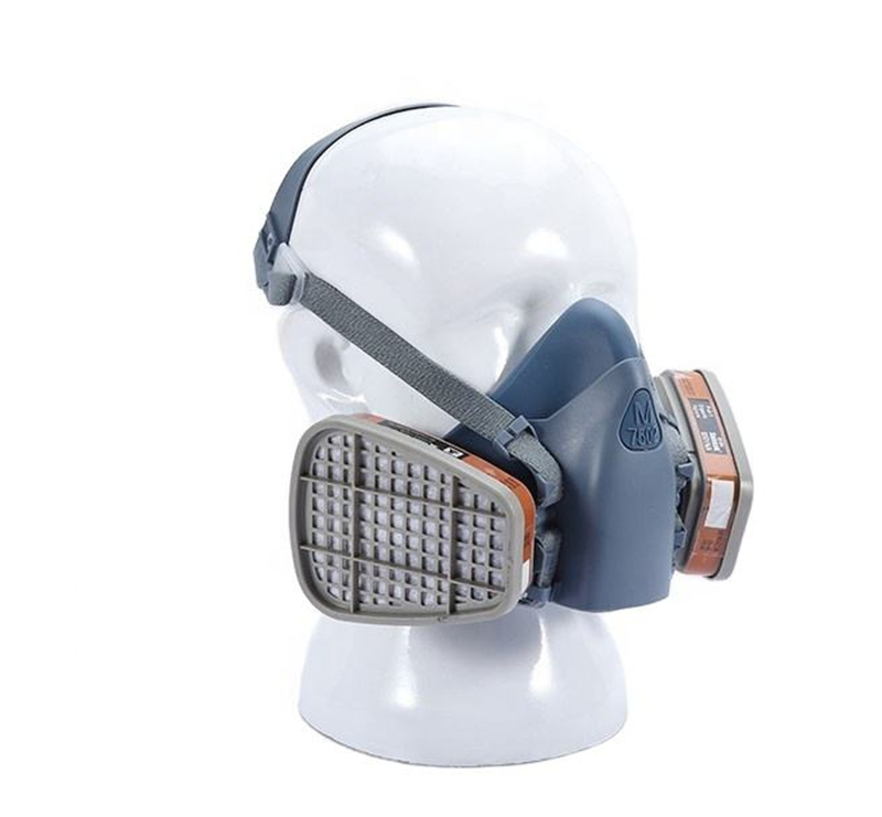 Reusable Half Face Respirator Gas Mask for Organic Vapor and Dust Protection