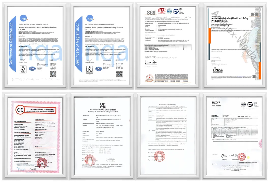 Medical Face Mask Certifications
