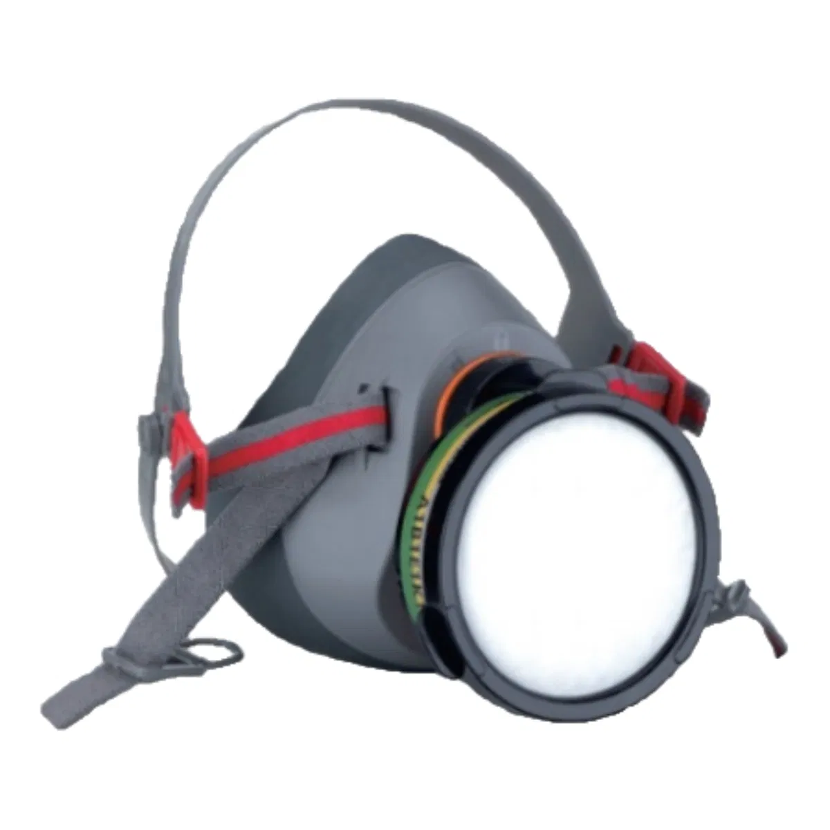 Professional Anti-Pollution Respiratory Protection Single Filtering Device Half Face Gas Mask