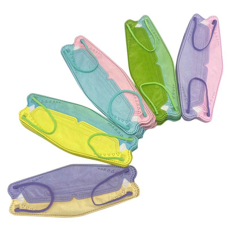 Hot Sale Disposable Kf 94 4-Layer High-Efficiency Protective Adult Willow-Shaped Dust Cover Mask Respirator Facial Color 3D Korean Kf94 Face Mask