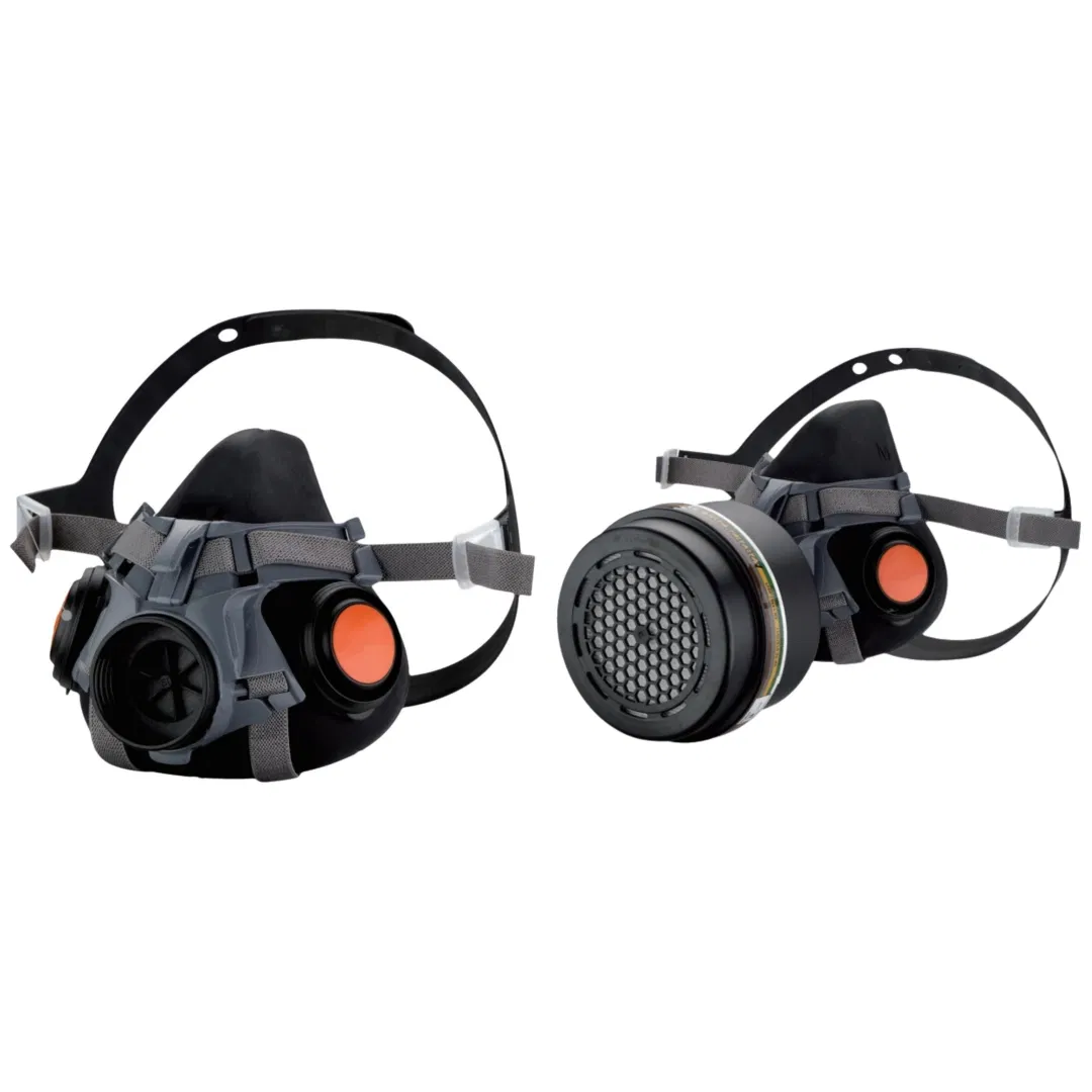 Industrial Chemical Half Face Reusable Silicone Anti-Pollution Dustproof Gas Mask
