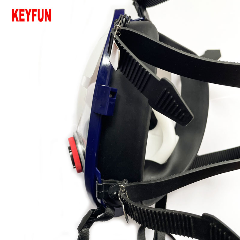 Full Facepiece Reusable Respirator Gas Mask Glasses Activated Filter Carbon Mask