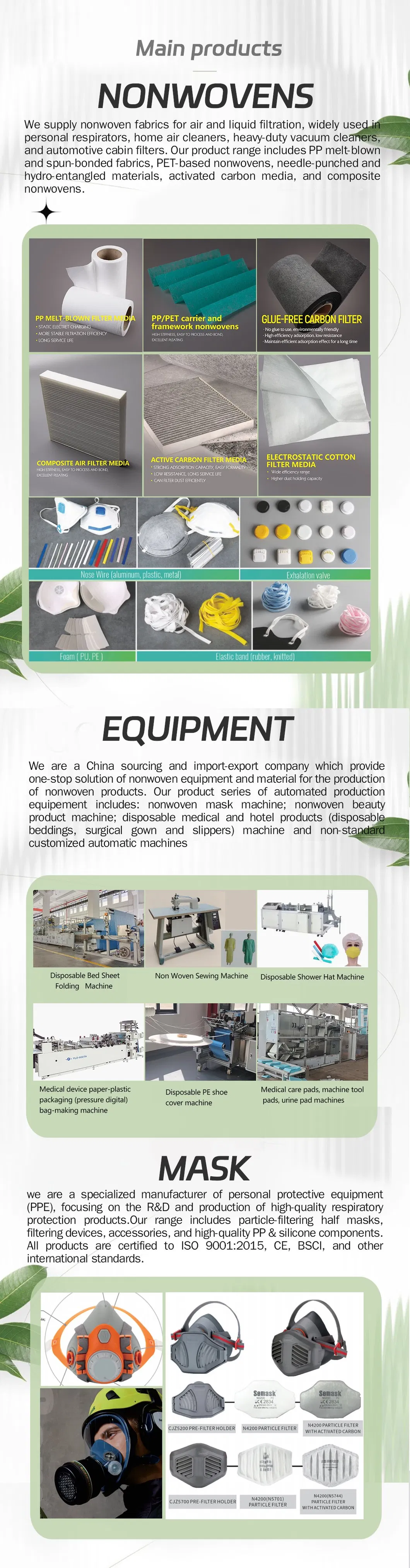 Main Products Catalog