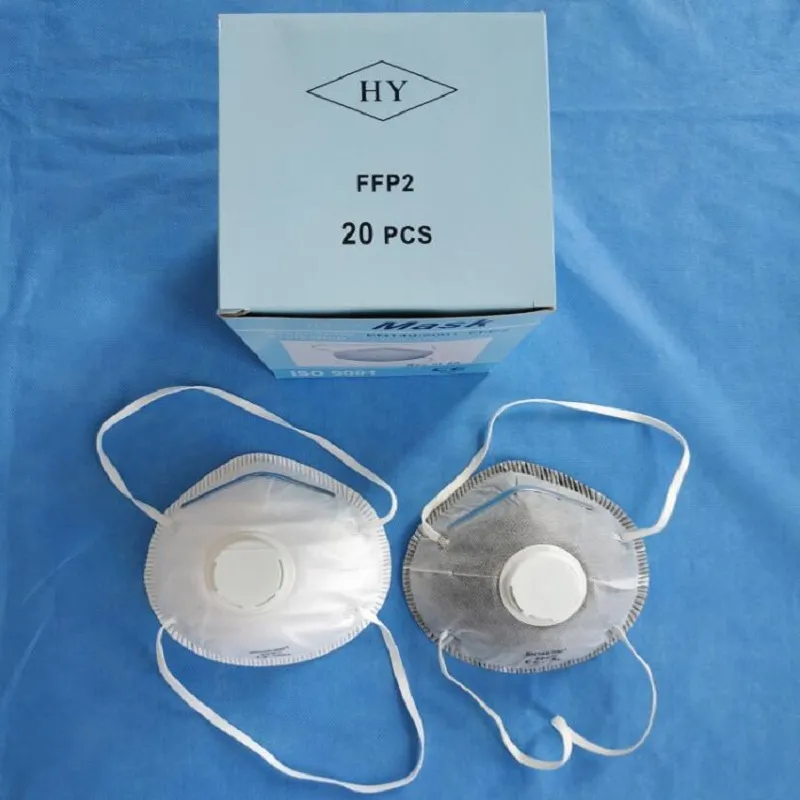 CE En149 Disposable Nonwoven Anti Pollution Cup-Shape Face Dust Mask Respirator with Valve