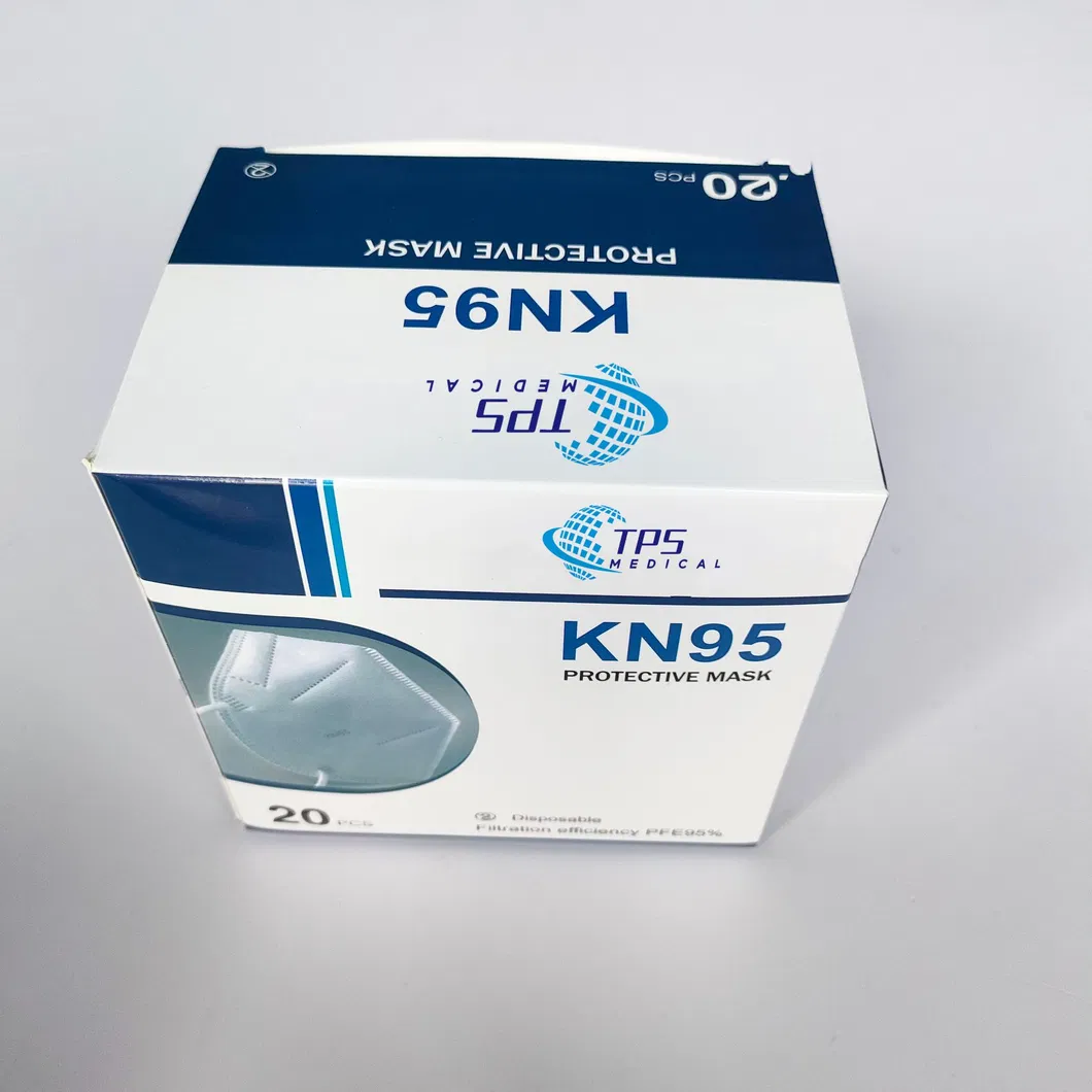 Protective Mask Face Masks Anti Dust Disposable Facemask White 6 Layer Protection 95% Filtration Efficiency