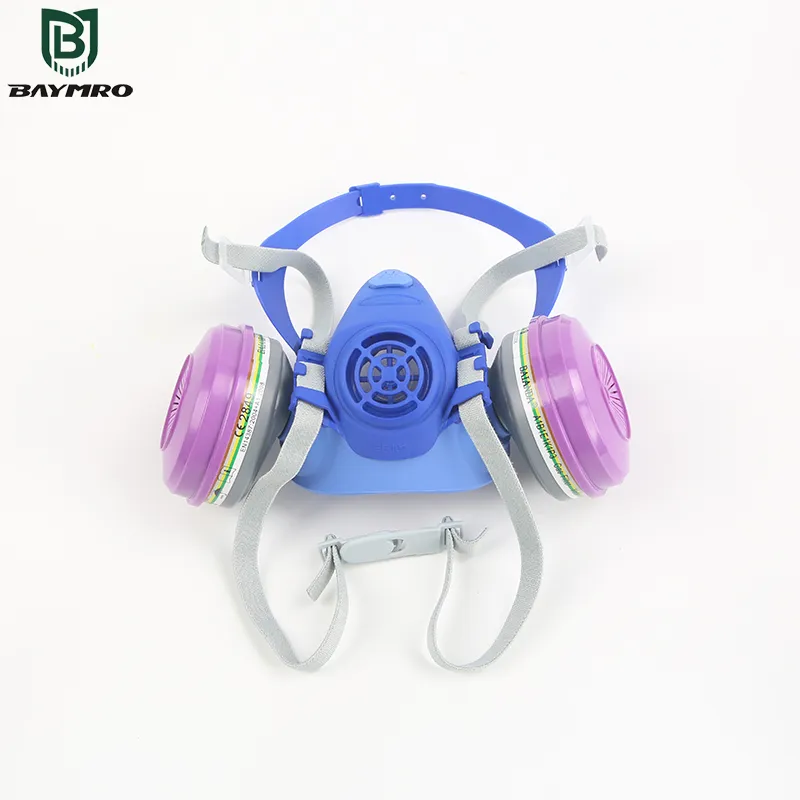 Gas Mask Protective Mask Breathing Mask Spray Paint Activated Carbon Dustproof Half Mask En140 En14387