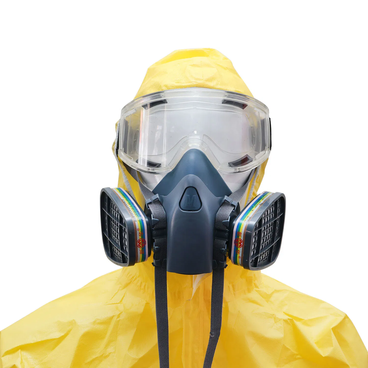 Professional with Safety Goggles Half Face Wear-Resisting Respiratory Mask for Dust Protection