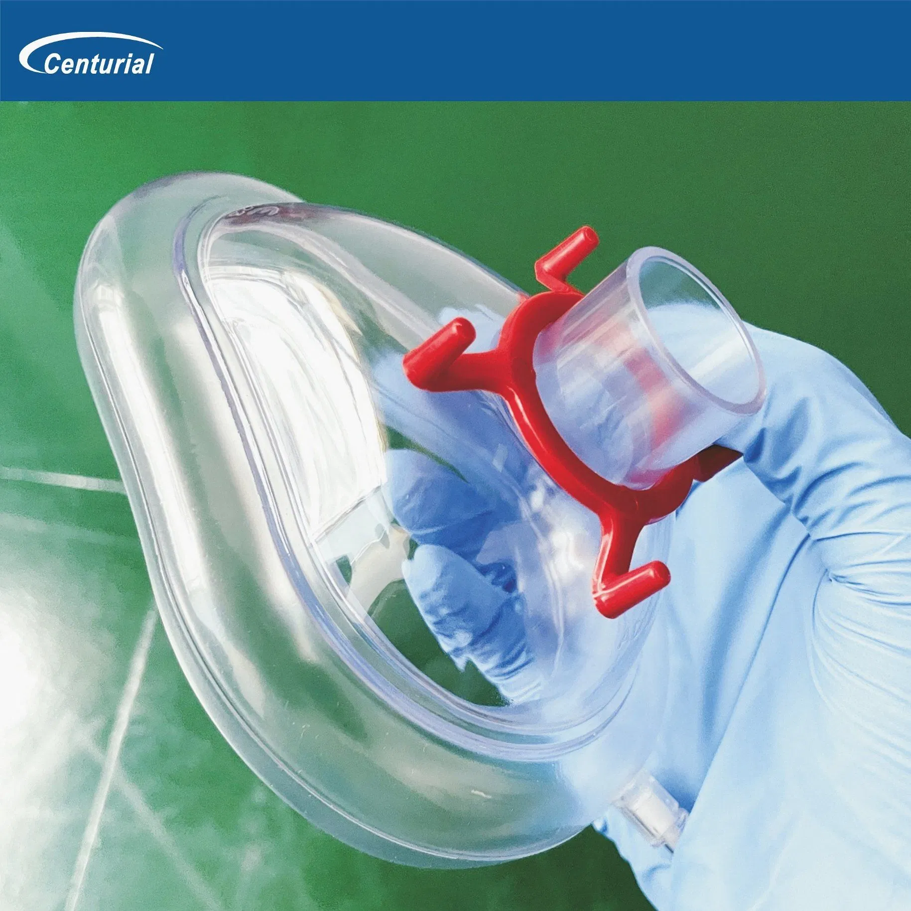Disposable PVC Anesthesia Face Mask Medical Oxygen Breathing Mask