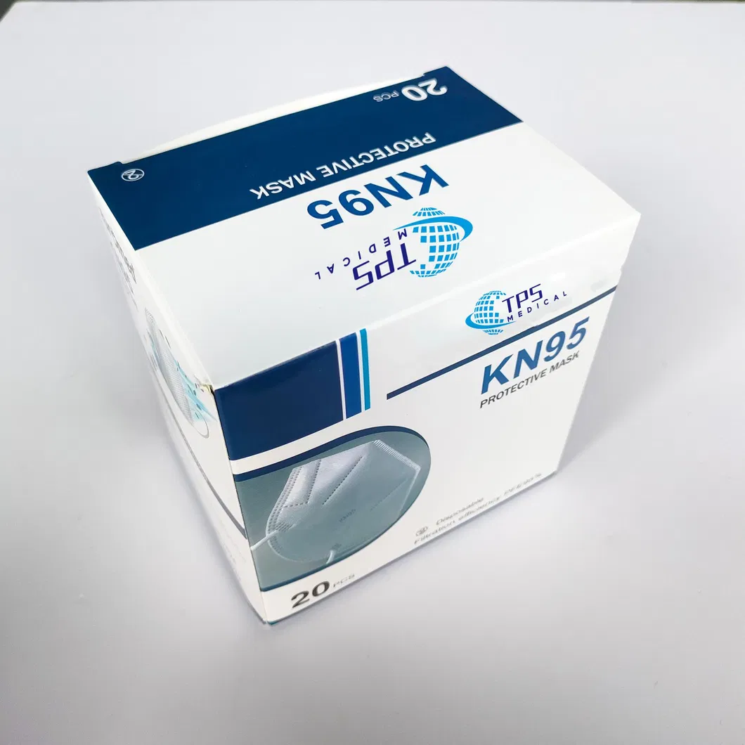 Protective Mask Face Masks Anti Dust Disposable Facemask White 6 Layer Protection 95% Filtration Efficiency