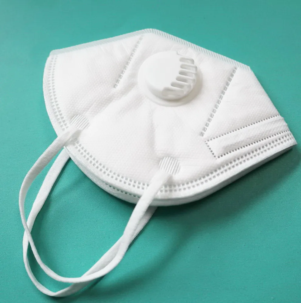 KN95 Flu Masks with Earloops /White Colour Bfe 95% N95 Disposable Respirator Face Mask