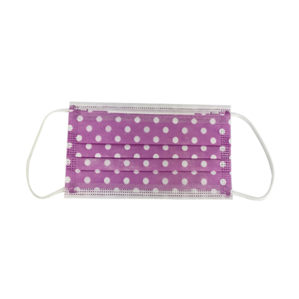 Breathable Fashionable Colorful Printed Nonwoven Mouth Mask for Daily Use