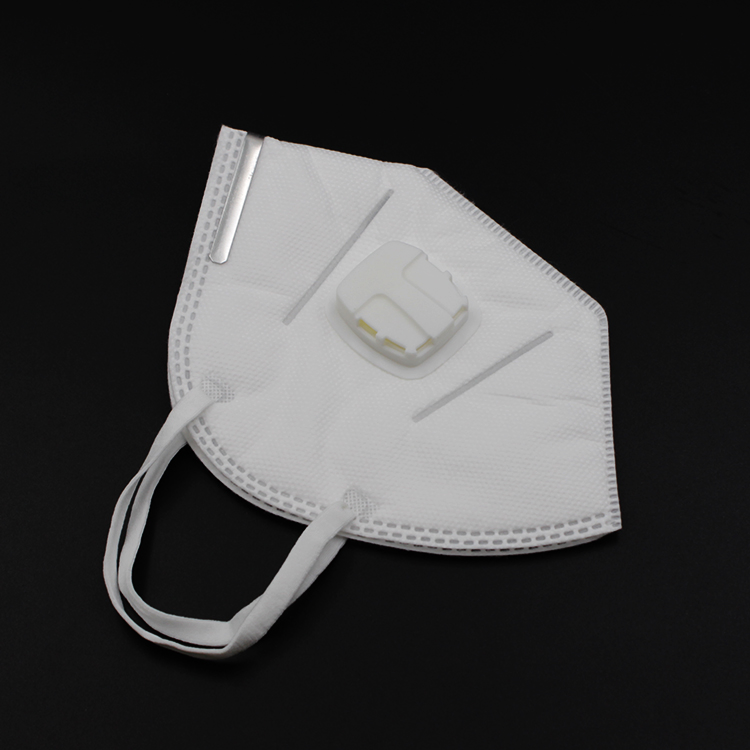 Anti-Haze Anti-Pollution Mouth Folding Non-Woven Valved Dust Mask Respirator Mask with Valve/Activated Carbon Face Mask with Valve