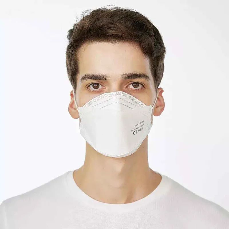 Wearing FFP2 N95 KN95 Respirator Masks