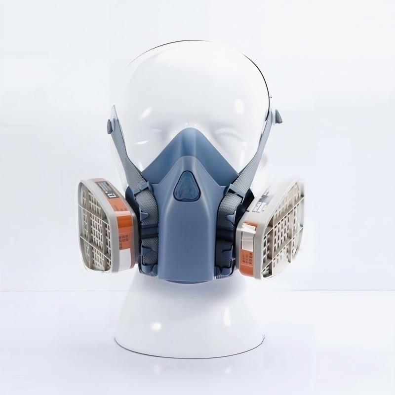 Reusable Half Face Respirator Gas Mask for Organic Vapor and Dust Protection