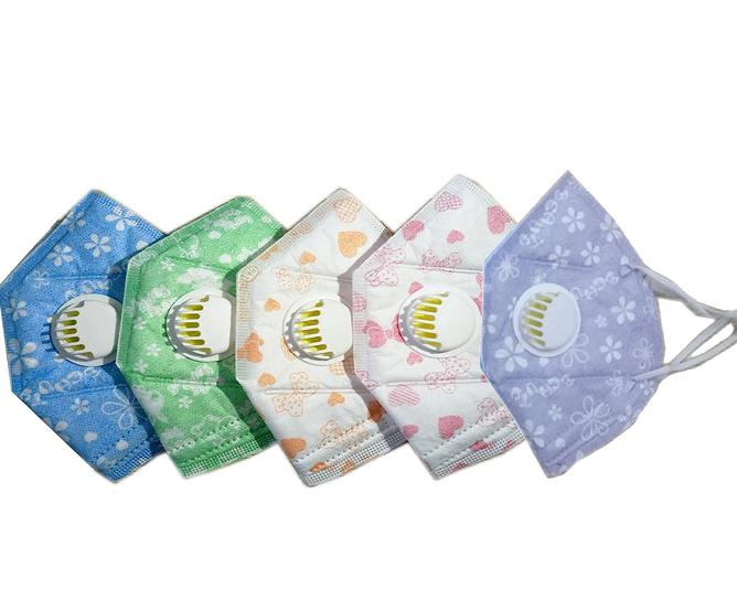 Cheap Activated Carbon KN95 Mask with Valve Non Woven Disposable Anti-Pollution Anti-Smog Earloop Face Mask