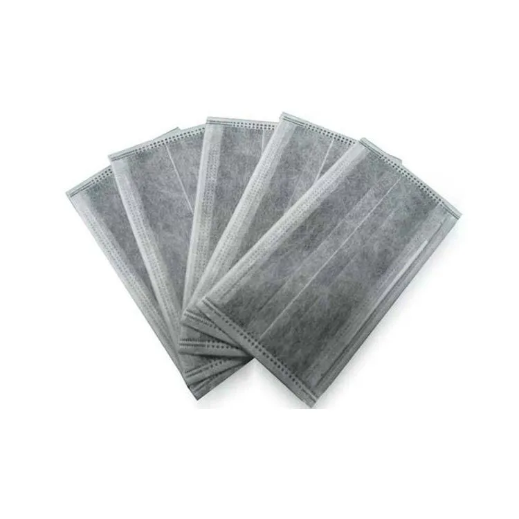 Non Woven Disposable Active Activated Carbon Filter Face Mask Detail 1