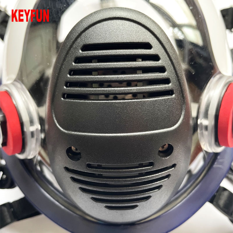 Full Facepiece Reusable Respirator Gas Mask Glasses Activated Filter Carbon Mask