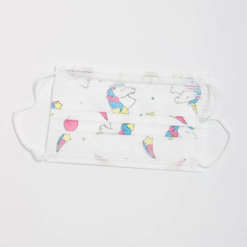 Printed Color High Protective 3ply Earloop Face Mask for Kids