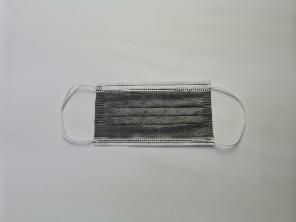 Protective Nonwoven Disposable 3 Ply Face Mask with Activated Carbon