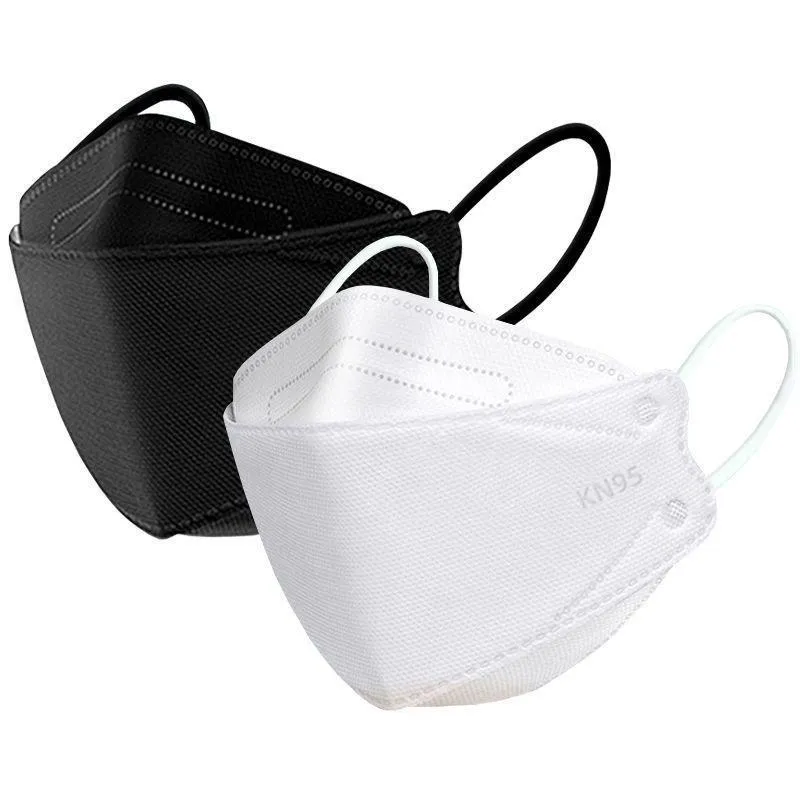 High-Performance Kf94 Face Mask, Disposable Black 3D Willow-Type Facemask
