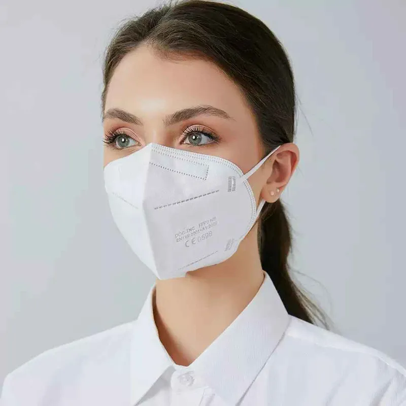 Wearing FFP2 N95 KN95 Respirator Masks