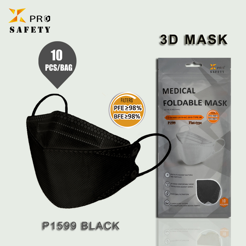 Xpro Safety Disposable Mask Cover Fashion 3D Color Foldable Face fashion Mask