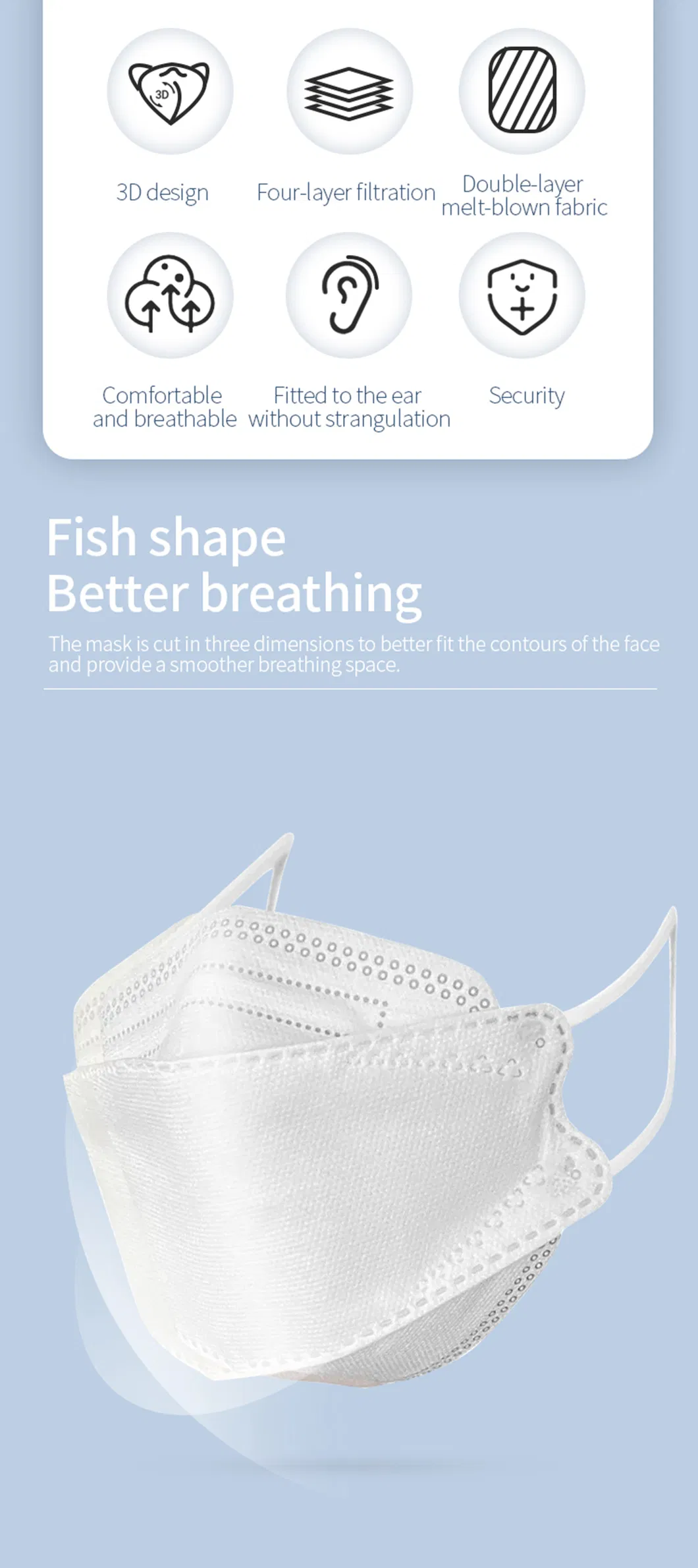 Direct Sales Fabric KF94 Face mask Protective Surgical Non-Woven KF94 Face Masks Disposable With Minimum Order Quantity