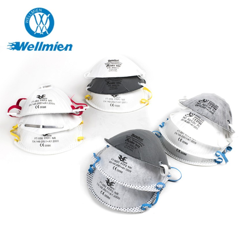 Disposable N95 NIOSH Safety Respirator Face Mask Nose Dust Mask with Valve