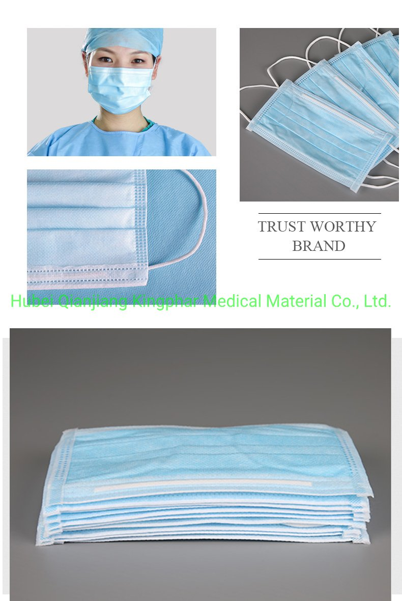 Filter Melt-Blown Protective Disposable Face Mask Ce ISO Approved