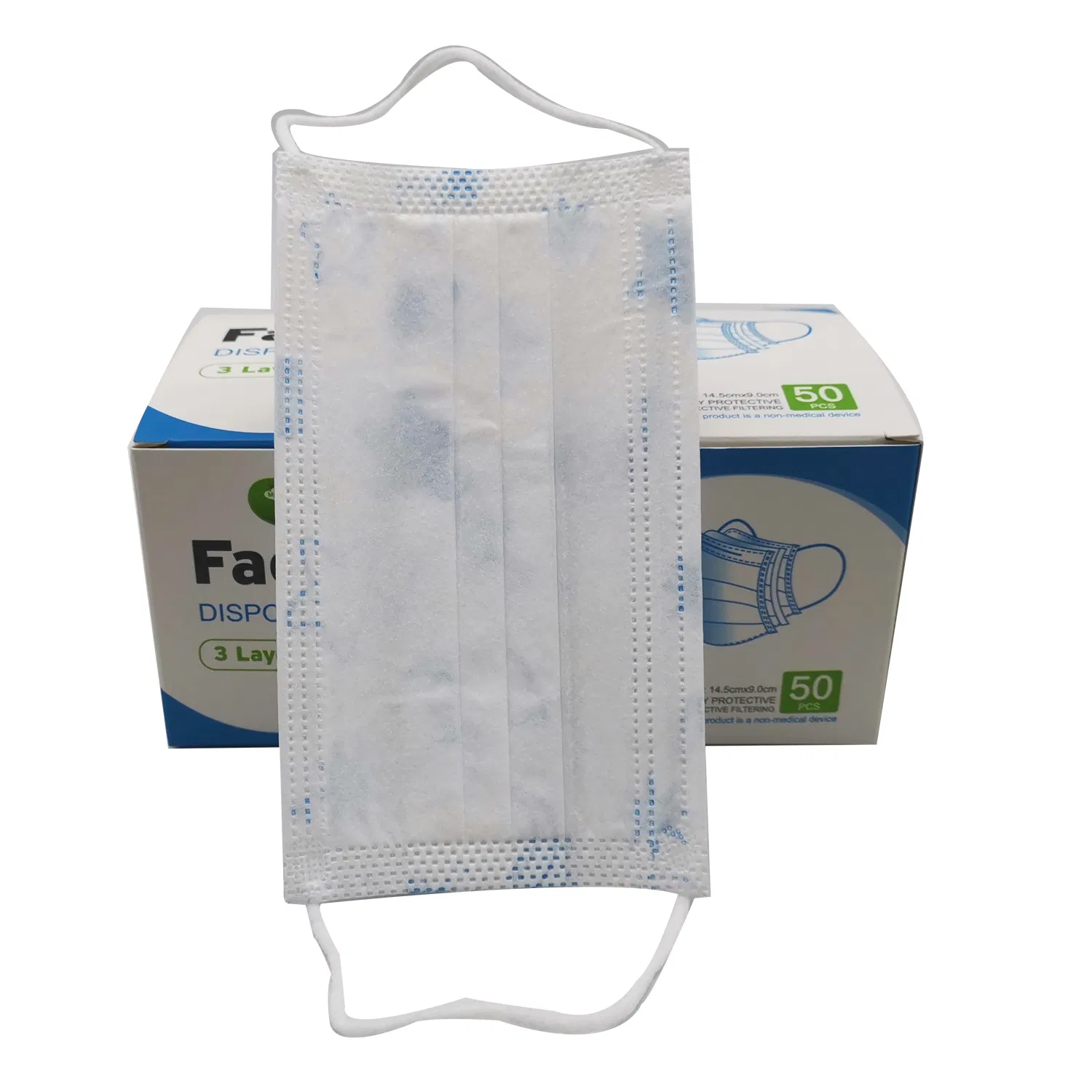 Ear Loop 3 Ply Dust Protection Disposable Face Mask for Children