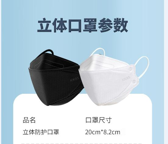 Kf94 3D Folded Face Mask
