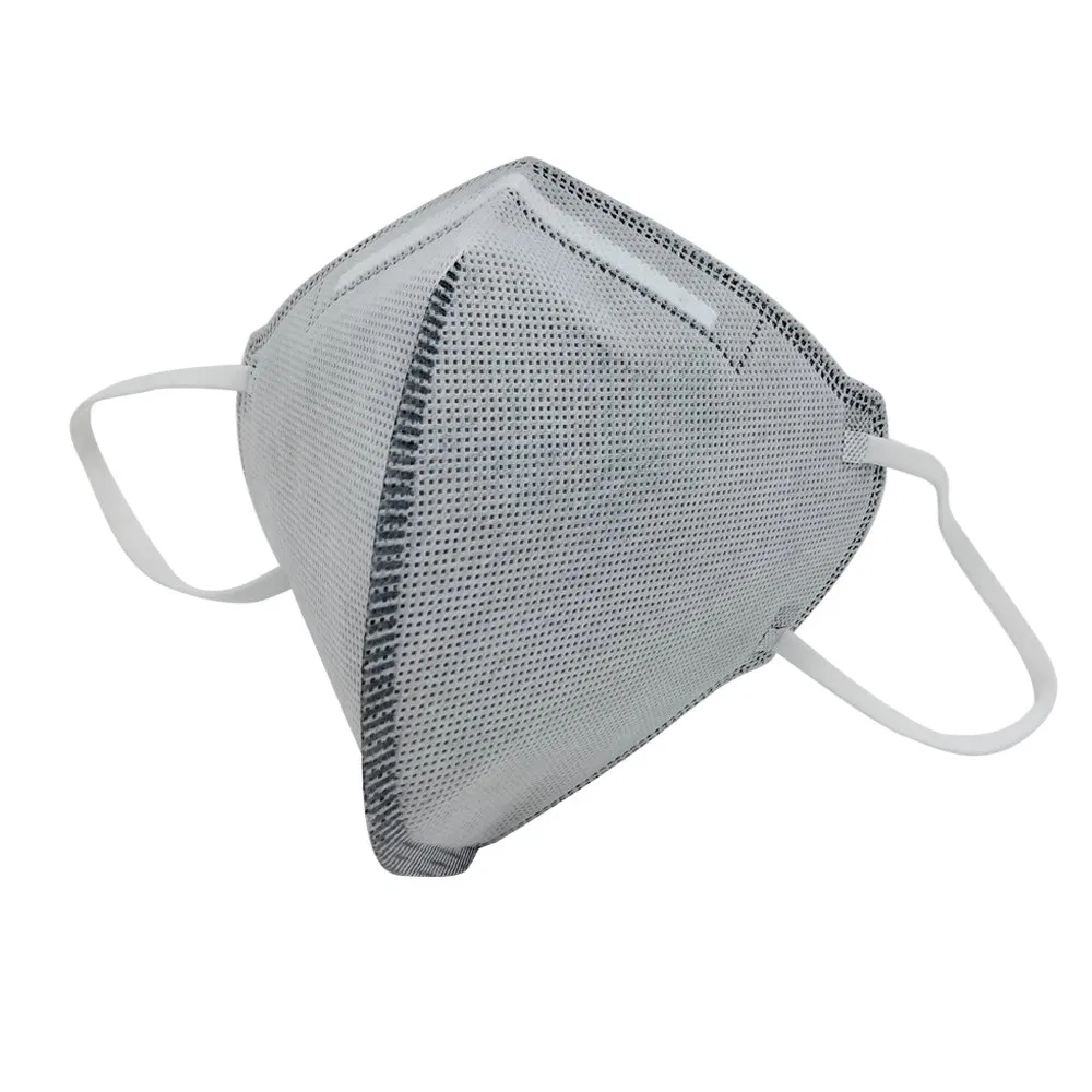 Factory Delivery Fast 3D Fold KN95 Mask Manufacturers China 4 Ply Non-Woven FFP2 Face Dust Mask with Carbon