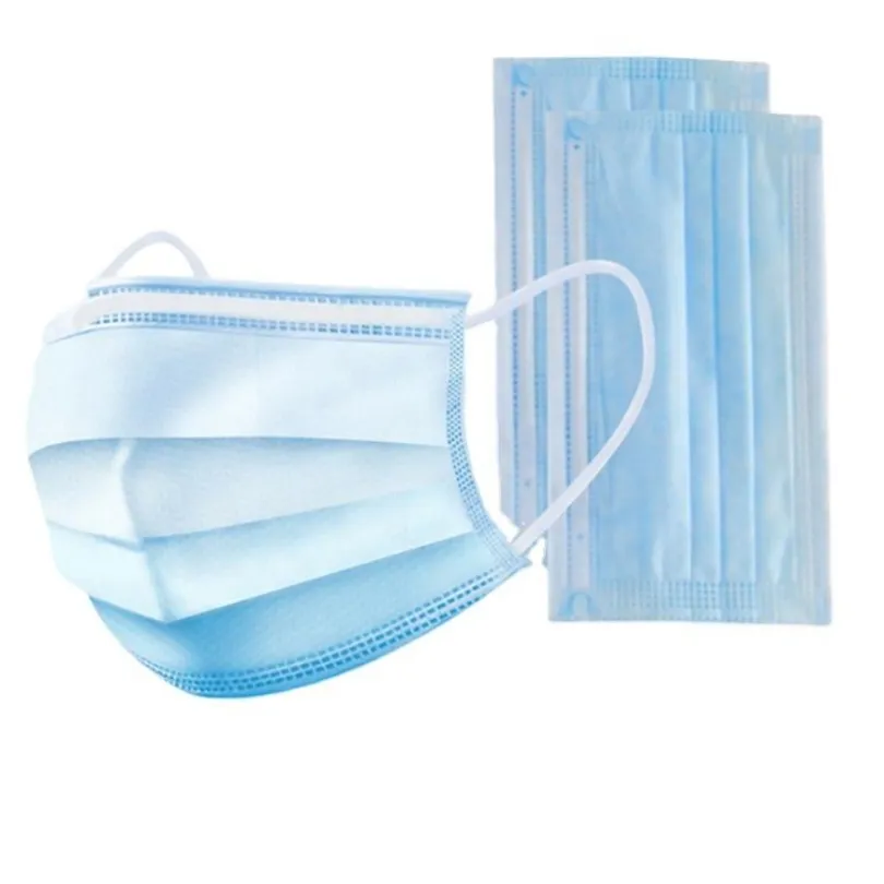 CE Certificated Disposable Face Masks 3ply Medical Surgical Mask with Ear Loops for Adults