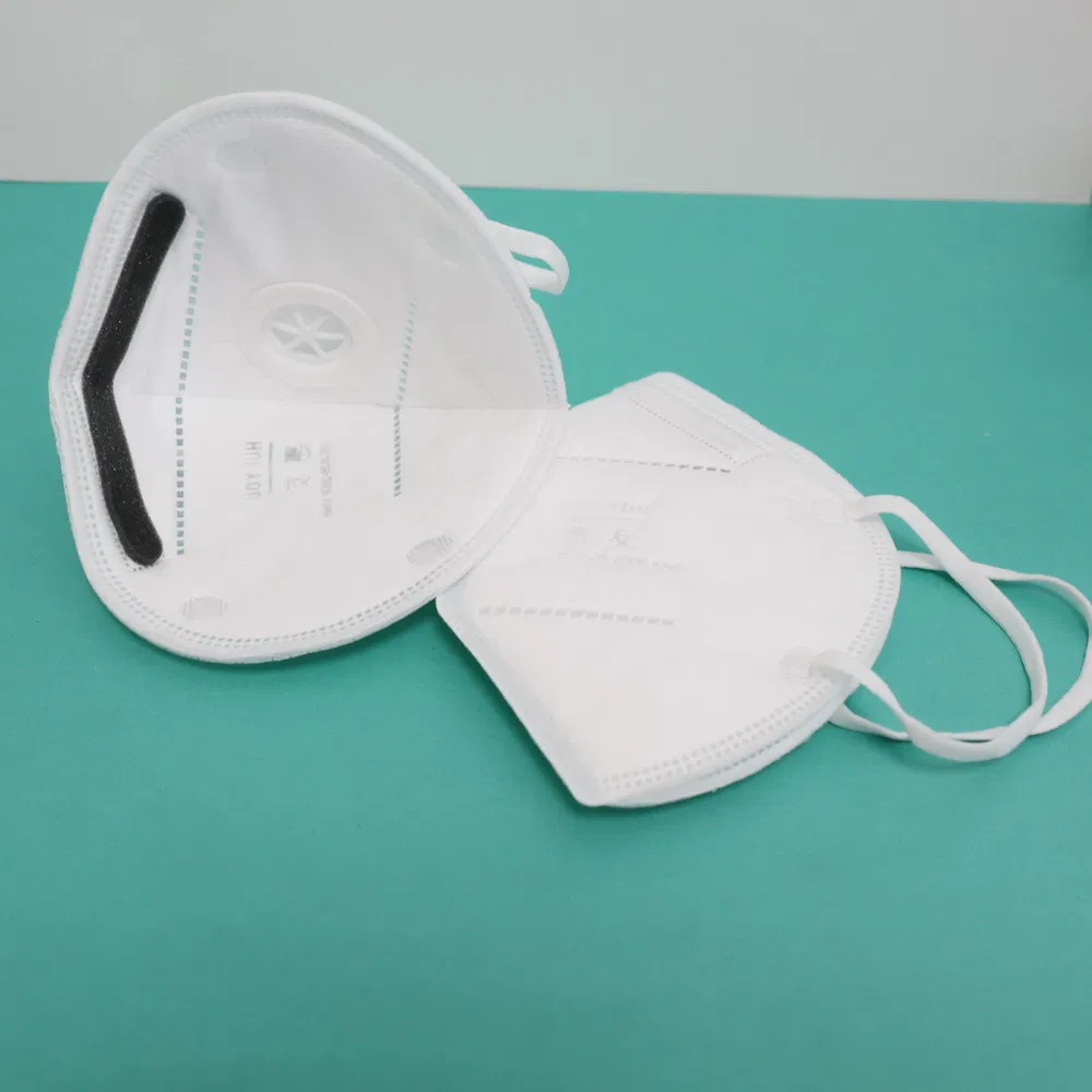 Kn95 N95 Ffp2 Face Mask with a Breathing Valve N95 Disposable Respirator Face Mask Disposable Face Mask Earloop