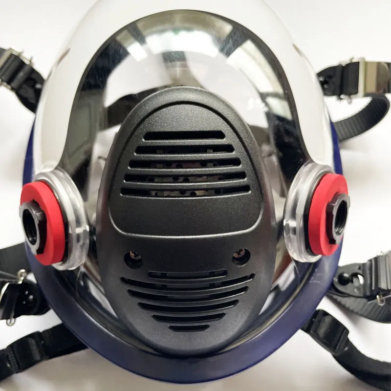Full Facepiece Reusable Respirator Gas Mask Glasses Activated Filter Carbon Mask