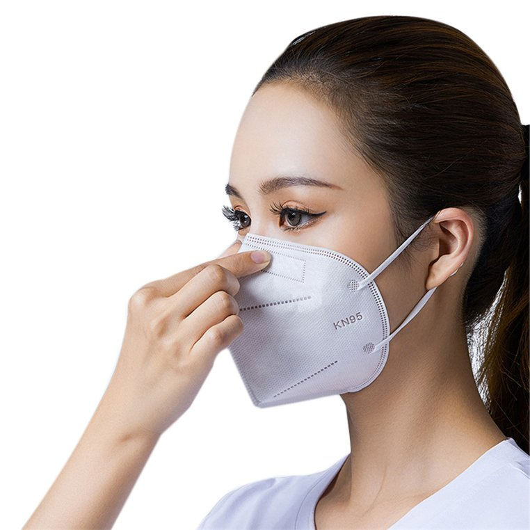 Disposable Face Protective Mask KN95 Foldable Respirator for Daily Use